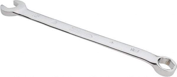 Proto - 16mm 6 Point Combination Wrench - 15° Offset Angle, 9-13/32" OAL, Steel, Chrome Finish - Apex Tool & Supply