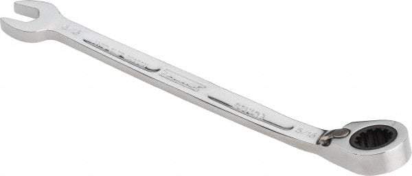 Proto - 5/16" 12 Point Combination Wrench - 15° Head Angle, 5-7/16" OAL, Steel, Chrome Finish - Apex Tool & Supply