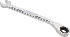 Proto - 1/2" 12 Point Combination Wrench - 15° Head Angle, 7-29/32" OAL, Steel, Chrome Finish - Apex Tool & Supply