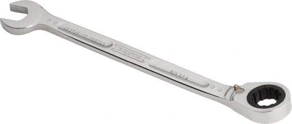 Proto - 13/16" 12 Point Combination Wrench - 15° Head Angle, 11-13/16" OAL, Steel, Chrome Finish - Apex Tool & Supply
