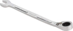 Proto - 8mm 12 Point Combination Wrench - 15° Head Angle, 5-7/16" OAL, Steel, Chrome Finish - Apex Tool & Supply