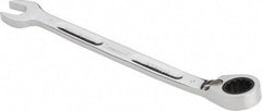 Proto - 9mm 12 Point Combination Wrench - 15° Head Angle, 5-43/64" OAL, Steel, Chrome Finish - Apex Tool & Supply