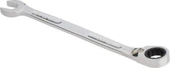 Proto - 16mm 12 Point Combination Wrench - 15° Head Angle, 9-33/64" OAL, Steel, Chrome Finish - Apex Tool & Supply