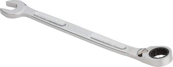 Proto - 17mm 12 Point Combination Wrench - 15° Head Angle, 10-17/64" OAL, Steel, Chrome Finish - Apex Tool & Supply