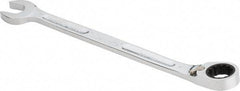 Proto - 19mm 12 Point Combination Wrench - 15° Head Angle, 11-15/32" OAL, Steel, Chrome Finish - Apex Tool & Supply