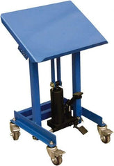 Vestil - Work Table - Steel, Fixed Leg, Blue, 21" Long x 21" Deep x 28" High - Apex Tool & Supply