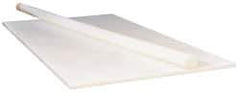 Made in USA - 1' Long, 3/8" Diam, ETFE Plastic Rod - ±0.2" Length Tolerance, +0.002 - 0.000" Diam Tolerance, Shore D-75 Hardness, Natural (Color) - Apex Tool & Supply