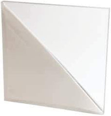 Made in USA - 3/4" Thick x 1' Wide x 1' Long, Polycarbonate Sheet - Clear, Containment Grade Grade, ±5% Tolerance - Apex Tool & Supply