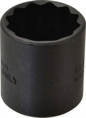 Proto - 15/16", 3/8" Drive, Standard Hand Socket - 12 Points, 1-9/16" OAL, Alloy Steel, Black Finish - Apex Tool & Supply