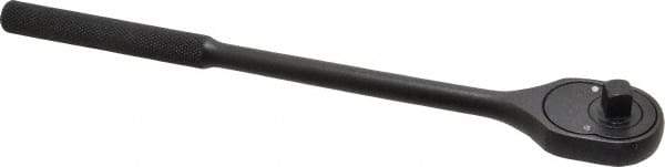 Proto - 3/8" Drive Pear Head Ratchet - Black Oxide Finish, 11" OAL, 24 Gear Teeth - Apex Tool & Supply