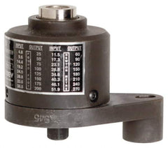 Proto - 1/2" Output Drive, 200 Ft/Lb Max Output, Air Drive Converter for Torque Wrench Multipliers - 5.2:1 Gear Ratio, 5.2 :1 Effective Multiplier Ratio, 3.1" Head Thickness - Apex Tool & Supply