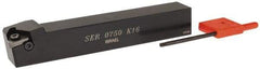 Hertel - External Thread, Right Hand Cut, 3/4" Shank Width x 3/4" Shank Height Indexable Threading Toolholder - 5" OAL, 16ER Insert Compatibility, HSE Toolholder, Series HSER - Apex Tool & Supply