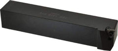 Hertel - External Thread, Right Hand Cut, 1-1/4" Shank Width x 1-1/4" Shank Height Indexable Threading Toolholder - 7" OAL, 16ER Insert Compatibility, HSE Toolholder, Series HSER - Apex Tool & Supply