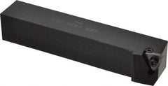 Hertel - External Thread, Right Hand Cut, 1-1/4" Shank Width x 1-1/4" Shank Height Indexable Threading Toolholder - 7" OAL, 22ER Insert Compatibility, HSE Toolholder, Series HSER - Apex Tool & Supply
