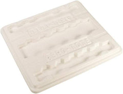 Remco - White Polyethylene Lid for Aero Tote - 37-1/4" Wide x 41-1/4" Long - Apex Tool & Supply