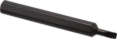 Hertel - Internal Thread, Right Hand Cut, 0.62" Shank Width Indexable Threading Toolholder - 5" OAL, 8IR Insert Compatibility, HSI Toolholder, Series HSIR - Apex Tool & Supply