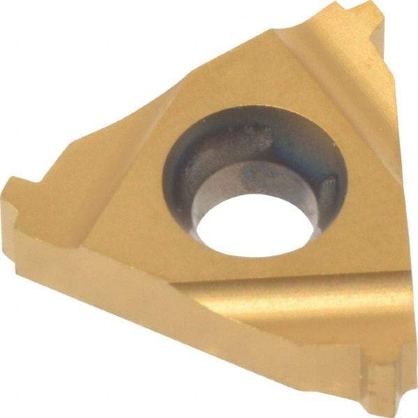 Hertel - 16ER Internal Right Hand 12 Stub Acme Laydown Threading Insert - Grade HG330TR, TiC/TiN Coated Carbide - Apex Tool & Supply