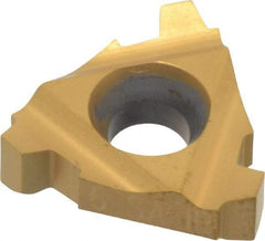 Hertel - 16IR Internal Right Hand 6 Stub Acme Laydown Threading Insert - Grade HG630TR, TiC/TiN Coated Carbide - Apex Tool & Supply
