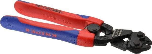 Knipex - 8" OAL, Bolt Cutter - 18mm Jaw Length x 33mm Jaw Width, Standard Head, Ergo Dual Component Handle - Apex Tool & Supply