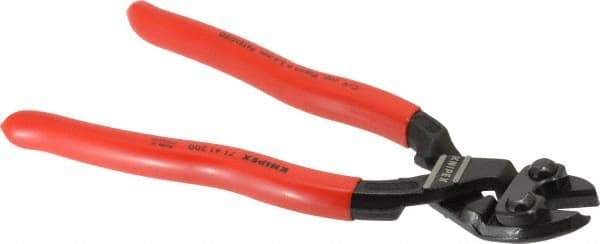 Knipex - 8" OAL, Bolt Cutter - 18mm Jaw Length x 33mm Jaw Width, 20° Angled Head, Ergo Dual Component Handle - Apex Tool & Supply