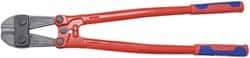 Knipex - 24" OAL, 35mm Jaw Length x 80.5mm Jaw Width, Bolt Cutter Pliers - Standard Head, Steel Tube, Power-Coated Handles - Apex Tool & Supply