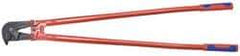 Knipex - 37-1/2" OAL, Wire Cutter - 23mm Jaw Length, Standard Head, Steel Tube, Power-Coated Handle - Apex Tool & Supply