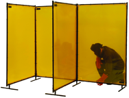 6' x 6' Yellow Transparent Vinyl Screen - Apex Tool & Supply