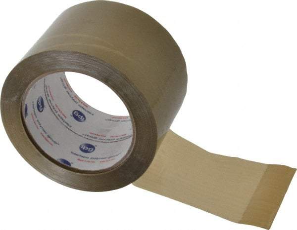 Intertape - 3" x 60 Yd Natural (Color) Rubber Adhesive Sealing Tape - Polypropylene Film Backing, 3 mil Thick, 32 Lb Tensile Strength, Series 1100 - Apex Tool & Supply