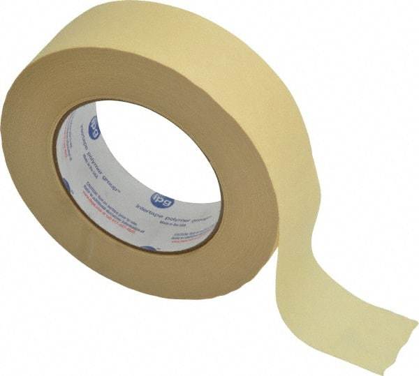 Intertape - 1-1/2" Wide x 60 Yd Long Tan Paper Masking Tape - Series 519, 6 mil Thick, 23 In/Lb Tensile Strength - Apex Tool & Supply