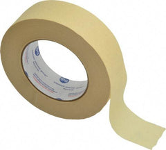 Intertape - 1-1/2" Wide x 60 Yd Long Tan Paper Masking Tape - Series 519, 6 mil Thick, 23 In/Lb Tensile Strength - Apex Tool & Supply