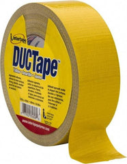 Intertape - 2" x 55m Yellow Duct Tape - 9 mil, Rubber Adhesive, Polyethylene Cloth Backing, 18 Lb/ln Tensile Strength, 32°F to 160°F, Series AC20 - Apex Tool & Supply