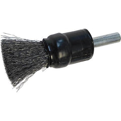 Osborn - 1/2" Diam Steel Bridled Crimped End Brush - Apex Tool & Supply