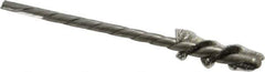 Osborn - 1/4" Diam Helical Stainless Steel Tube Brush - 0.005" Filament Diam, 1" Brush Length, 3-1/2" OAL, 1/8" Diam Shank - Apex Tool & Supply