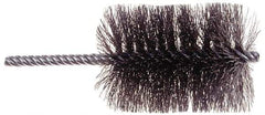 Osborn - 2" Long x 1/2" Diam Steel Tube Spiral Brush - 5" OAL, 0.006" Wire Diam, 0.187" Shank Diam - Apex Tool & Supply