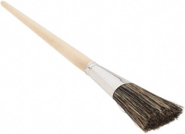 Osborn - Hoghair Artist's Paint Brush - 1 1/2" Wide, 2 3/8" Bristle Length, 9-3/4" Wood Handle - Apex Tool & Supply