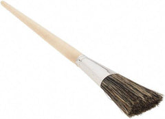 Osborn - Hoghair Artist's Paint Brush - 1 1/2" Wide, 2 3/8" Bristle Length, 9-3/4" Wood Handle - Apex Tool & Supply