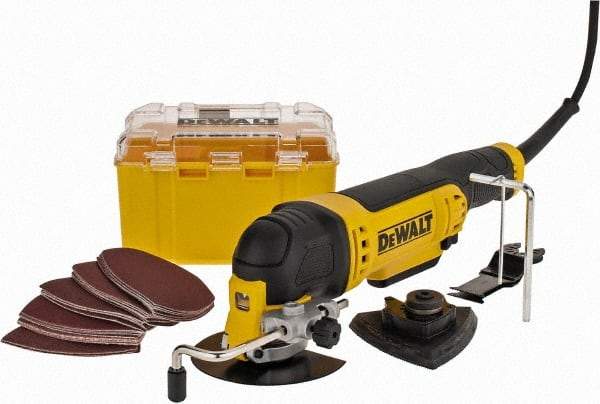 DeWALT - 120 Volt, Electric Multi Tool Kit - 22,000 RPM, 3 Amps - Apex Tool & Supply