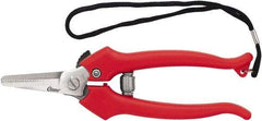 Clauss - 3" LOC, 9-15/32" OAL Scissors - Steel Handle, For Paper, Fabric - Apex Tool & Supply