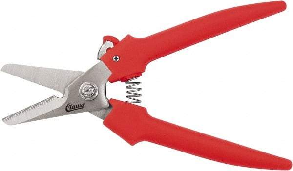 Clauss - 3" LOC, 10-1/2" OAL Chrome Plated Scissors - Steel Handle, For Paper, Fabric - Apex Tool & Supply