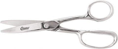 Clauss - 5" LOC, 8" OAL Shears - Steel Handle, For Paper, Fabric - Apex Tool & Supply
