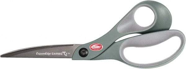 Clauss - 5" LOC, 8" OAL Carbonitride Titanium Steel Shears - Glass Filled Nylon Handle, For Paper, Fabric - Apex Tool & Supply