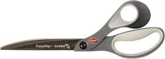 Clauss - 7" LOC, 10" OAL Carbonitride Titanium Steel Shears - Glass Filled Nylon Handle, For Paper, Fabric - Apex Tool & Supply