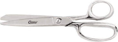 Clauss - 5" LOC, 8" OAL Trimmers - Steel Handle, For Paper, Fabric - Apex Tool & Supply