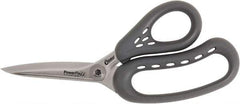 Clauss - 5" LOC, 8" OAL Titanium Shears - Plastic Handle, For Paper, Fabric - Apex Tool & Supply