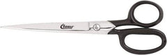 Clauss - 4" LOC, 11-11/16" OAL Straight Shears - Straight Handle, For Paper, Fabric - Apex Tool & Supply