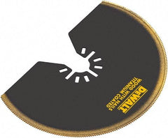 DeWALT - Titanium Head Rotary & Multi-Tool Semicircle Blade - Universal Fitment for Use on All Major Brands (No Adapter Required) - Apex Tool & Supply