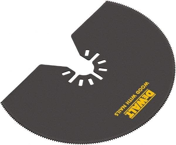 DeWALT - Semicircle Rotary Tool Blade - UNIVERSAL FITMENT, For Use on All Major Brands (no Adapter Required) - Apex Tool & Supply
