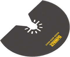 DeWALT - Semicircle Rotary Tool Blade - UNIVERSAL FITMENT, For Use on All Major Brands (no Adapter Required) - Apex Tool & Supply