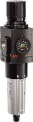 ARO/Ingersoll-Rand - 3/4" NPT Port Heavy Duty 1 Piece Filter/Regulator FRL Unit - Metal Bowl, 236 SCFM, 250 Max psi, 14.689" High x 4.091" Long, Automatic Drain - Apex Tool & Supply