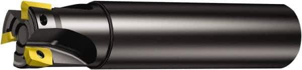 Sandvik Coromant - 2 Inserts, 32mm Cut Diam, 32mm Arbor Diam, 10mm Max Depth of Cut, Indexable Square-Shoulder Face Mill - 130mm High, R390-11.. Insert Compatibility, Through Coolant, Series CoroMill 390 - Apex Tool & Supply